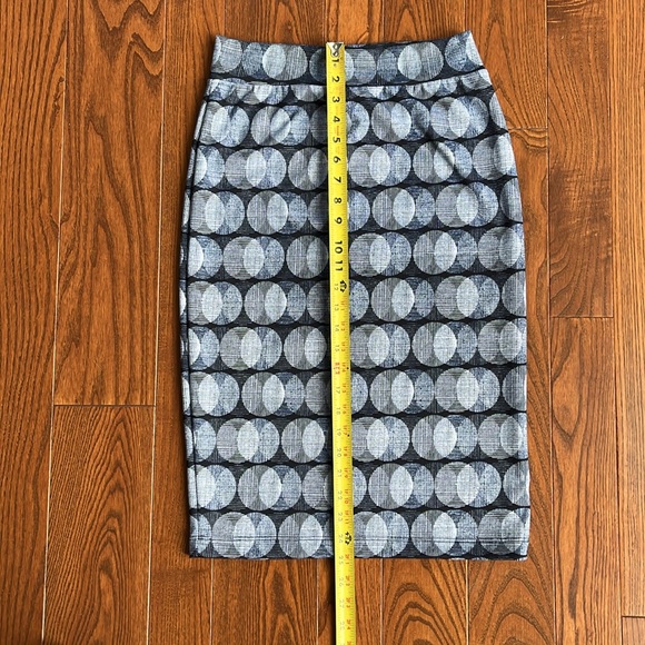 NWOT Pencil Skirt - Blue & White - Picture 3 of 6
